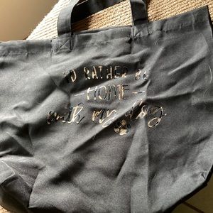 Customized dog lover tote!